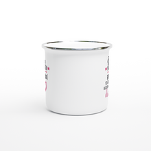 Lade das Bild in den Galerie-Viewer, Weiße Emaille-Tasse (12oz)